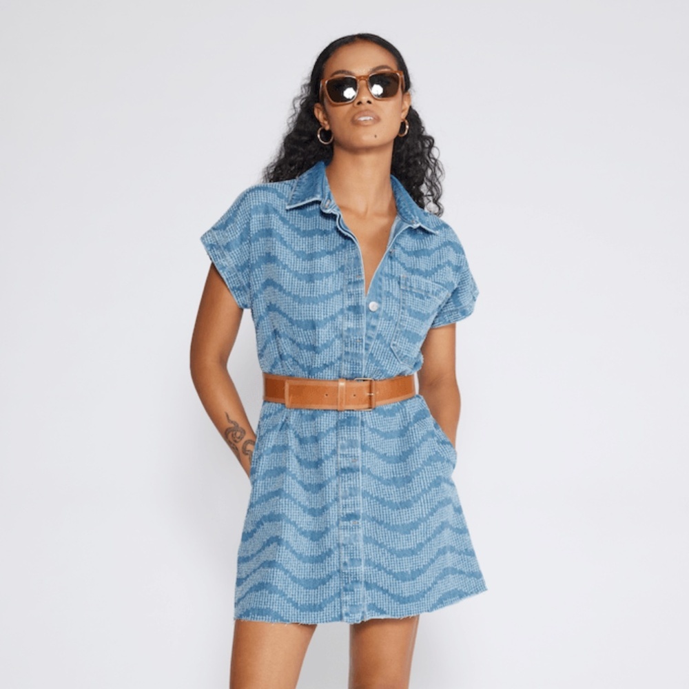 NWOT | ETICA DENIM | Etica Pricilla Denim Shirt Dress Peninsula